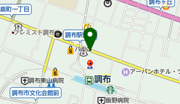 リパーク調布駅前の地図画像