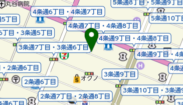 リパーク旭川買物公園の地図画像