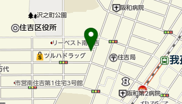 リパークワイド南住吉4丁目の地図画像