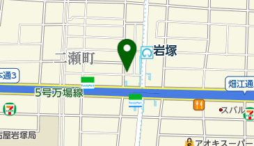 リパーク岩塚駅前第2の地図画像