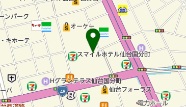 リパーク仙台一番町4丁目の地図画像