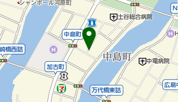 リパーク広島中島町第6の地図画像