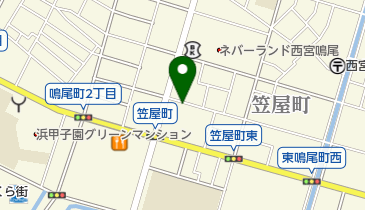 リパーク西宮笠屋町第2の地図画像