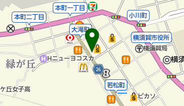 リパーク横須賀大滝町1丁目第4の地図画像