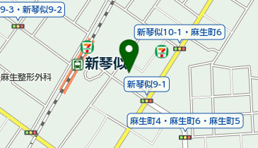 リパーク新琴似駅前の地図画像