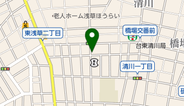 リパーク台東区清川1丁目の地図画像