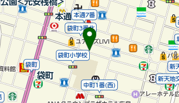 リパーク広島袋町第5の地図画像