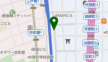 リパーク平野町4丁目の地図画像