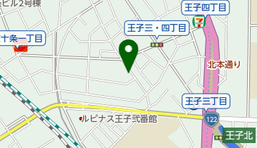 リパークワイド王子3丁目第4の地図画像