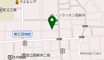 リパーク西新井3丁目の地図画像