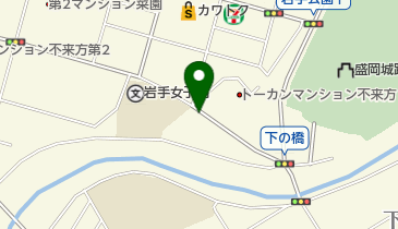 リパーク盛岡大沢川原1丁目の地図画像