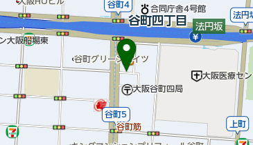 リパーク地下鉄谷町4丁目駅南の地図画像