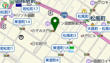 リパーク函館大門の地図画像
