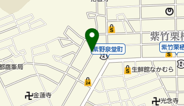 リパーク紫竹西野山町の地図画像