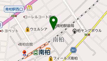 リパーク南柏駅前第4の地図画像