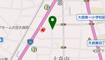 リパーク大森中1丁目第2の地図画像