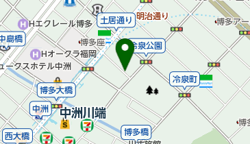 リパーク中洲川端駅南第2の地図画像