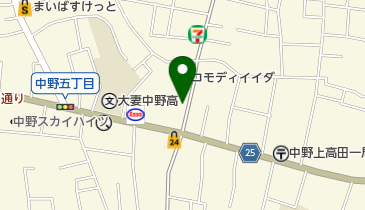 リパーク上高田2丁目の地図画像