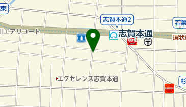 リパーク志賀本通駅南の地図画像