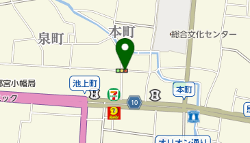 リパーク宇都宮本町第2の地図画像