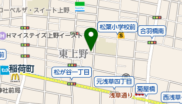 リパーク松が谷1丁目第3の地図画像