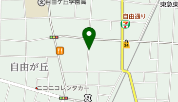 リパーク自由が丘1丁目第2の地図画像