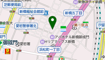 リパーク新橋6丁目第4の地図画像