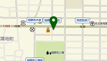 リパーク稲葉地本通1丁目の地図画像