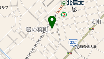 リパーク北信太駅前の地図画像