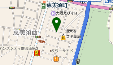 リパーク通天閣第5の地図画像