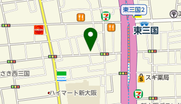 リパーク東三国4丁目第4の地図画像