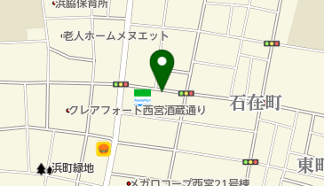 リパーク西宮久保町の地図画像