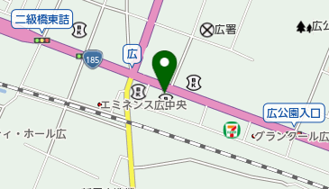 リパーク呉広中町の地図画像