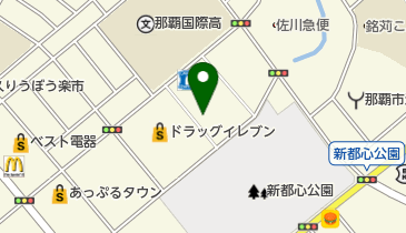 リパーク那覇市おもろまち3丁目の地図画像