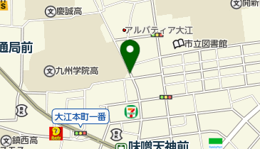 九学通りの地図画像
