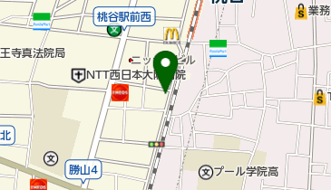 リパーク桃谷駅前第3の地図画像
