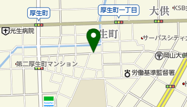 リパーク岡山厚生町1丁目の地図画像