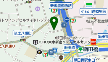 リパーク新宿新小川町第2の地図画像