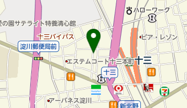 リパーク十三本町2丁目第3の地図画像