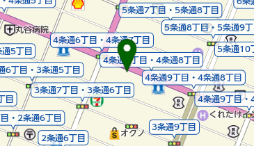 リパーク旭川4条通7丁目の地図画像