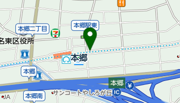 リパーク名古屋本郷駅前の地図画像