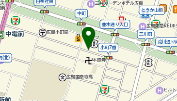 リパーク広島小町第5の地図画像