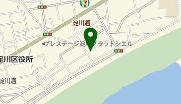 リパーク木川西1丁目の地図画像