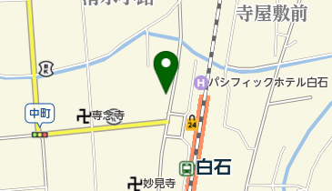 リパーク白石駅前の地図画像