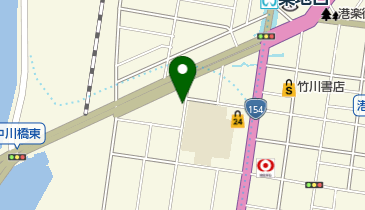 築地口駅西の地図画像