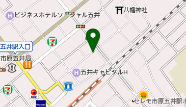 リパーク五井中央西2丁目の地図画像