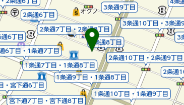 リパーク旭川2条通8丁目の地図画像