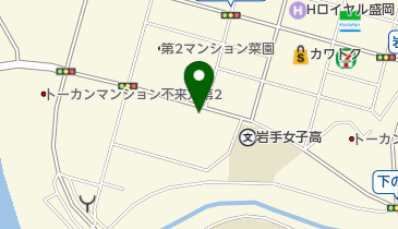 リパーク盛岡大沢川原2丁目の地図画像