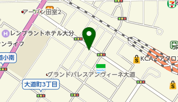 大分大道町2丁目の地図画像