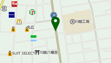 川越通町の地図画像